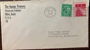 Holton Kansas Postal Cover The Gossip Printery Publishers For Inquiring Minds - Picture 1 of 1
