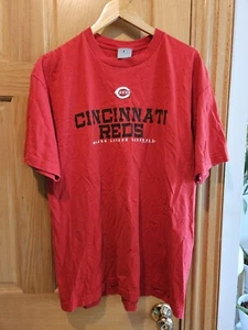 Vintage MLB Cincinnati Reds Majestic Short Sleeve T-Shirt Size XL - Picture 1 of 3