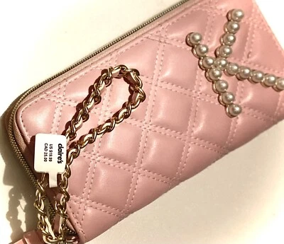 CLAIRE'S ACOLCHADO SUAVE IMITACIÓN CUERO INICIAL "K" PULSERA CADENA TRENZADA Foto 1 de 4