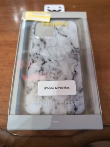 Heyday Apple iPhone 12 Pro Max Case - White Marble - Picture 1 of 5