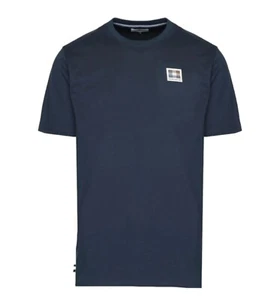 Aquascutum Men`s Club Check Patch T-Shirt - Picture 1 of 8