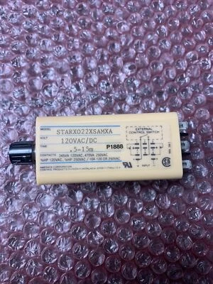 NOS AGASTAT TIMING RELAY STARX022XSAMXA 120VAC/DC .5-15M Foto 1 de 4