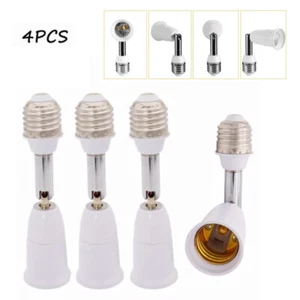 E27 Light Socket Extender ,Extension Socket Extender Adapter, Adapter (4-Pack) - Picture 1 of 8