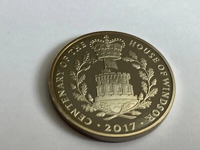 Simply Coins~ 2017 PROOF HOUSE OF WINDSOR proof FIVE 5 POUND - Image 1 of 4
