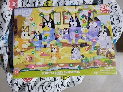 NEW Bluey’s Family Christmas Surprise Pack Advent Calendar Bluey Christmas 2022 - Image 1 of 2