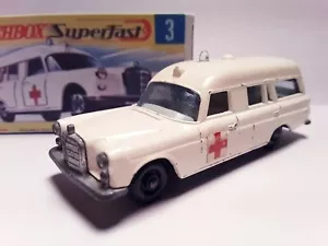 Mercedes Benz Ambulance By Matchbox Lesney - Picture 1 of 11