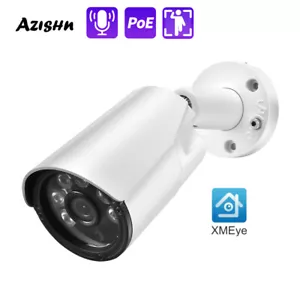H.265+ IP Camera 4K 8MP Audio Metal Outdoor IP66 CCTV Human Detect 8mm 45degree - Picture 1 of 12