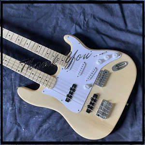 Dual Neck ST Electric Guitar 10-String Hybrid (4 Bass/6 Guitar) Die-Cast Tuner🔥 - Bild 1 von 7