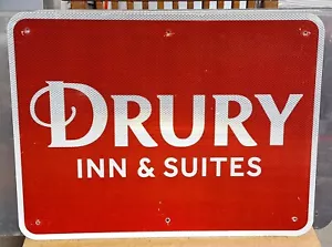 "DRURY INN AND SUITES reflektierendes Autobahnschild 18"" x 24" - Bild 1 von 1