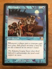 Overburden Prophecy Blue Rare MAGIC THE GATHERING MTG CARD