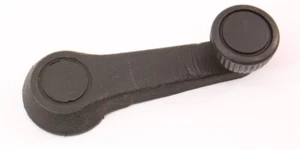 Black Manual Window Crank Handle 75-88 VW Rabbit Cabriolet Scirocco Mk1 Genuine - Picture 1 of 2