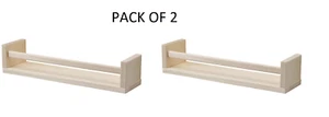 Portaspezie Cucina Parete IKEA Scaffale Portaoggetti Organizer Legno CONFEZIONE da 2 - Foto 1 di 4