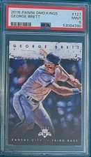 2016 Panini Diamond Kings Baseball #127 George Brett PSA 9 POP 2
