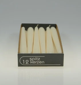 Candele A Punta Bianche 12 Pezzi - Foto 1 di 1