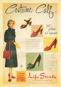 Postcard Advertising Life Stride Shoes Costume Calf 4x6 Modern Print - Picture 1 of 2