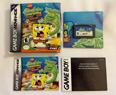 SpongeBob Square Pants Revenge Of The Flying Dutchman GBA Gameboy Advance CIB - Image 1 of 4