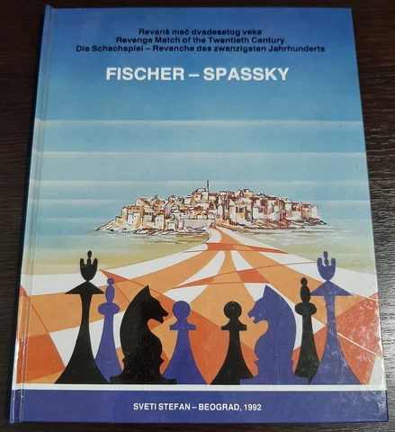 Yugoslavia 1992 Chess match Fischer-Spassky, memorial gift book (16 IMG's+video) Cover