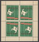 Germany Maria?s Birthday Market tete-beche sheetlet of poster stamps MNH