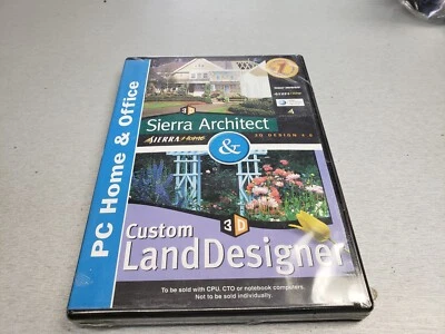 Sierra Architect and Custom Land Design PC software Home & Office 3D Design 4.0 - Image 1 of 2