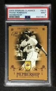 2003 Donruss Classics Frank Robinson Membership #M13 PSA 9 MINT 1348/2500 - Bild 1 von 2