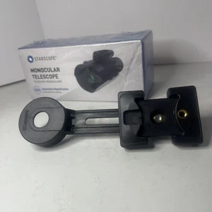 Starscope Monocular Telescope, 10 X Adjustable, Black. Plus Accessory Attachment - Picture 1 of 6