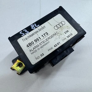AUDI S3 8L ALARM CONTROL UNIT 4B0951173 ANTI-THEFT MODULE 00-03 - Picture 1 of 12