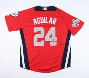 Jesus Aguilar Signed Milwaukee Brewers 2018 NL All-Star Game Jersey (PSA COA) 1B - Picture 1 of 5