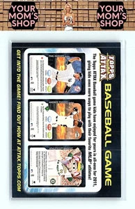 2011 Topps Attax Promo Ad Card Stomper Phil Hughes Andres Torres A's Mascot #HTO - Picture 1 of 2