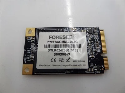 Foresee S40RM064G 64GB mSATA SSD FSAGMMC-064G - Image 1 of 2