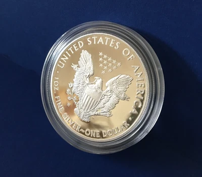❅GEM PROOF❅ 2014-W American Eagle Silver Bullion Dollar ~DEEP CAMEO~ $1 ☆SONOMA☆ - Image 1 of 4