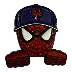 NEW YORK METS SPIDERMAN HAT PIN - Picture 1 of 3