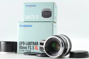 [MINT in Box] Voigtlander APO-LANTHAR 90mm F3.5 Black Y/C mount w/Hood JAPAN - Picture 1 of 9