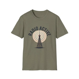 Radio Active Ham Amateur Radio TShirt Unisex Softstyle T-Shirt - Picture 1 of 121