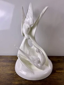Royal Doulton Imágenes de la Naturaleza Cortejo Pájaro Porcelana Estatua ~Impresionante - Imagen 1 de 14