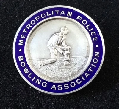 METROPOLITAN POLICE BOWLING ASSOCIATION BADGE - Image 1 of 3