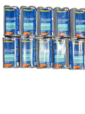 Paquete de 2 filtros de agua para toda la casa 3M Filtrete 3WH-STDPL-F02 repuesto lote de 10 Foto 1 de 4