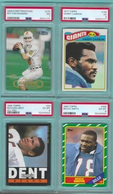 Lote Graduado NFL Novatos Estrellas Peyton Manning Bruce Smith John Elway Marcus Allen Foto 1 de 3