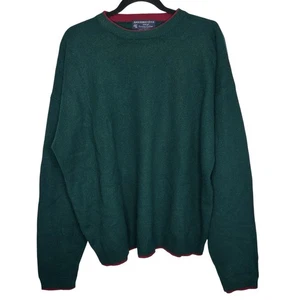 Vintage Abercrombie & Fitch Wool Sweater Large Holiday Y2k Indie Preppy Grandpa - Picture 1 of 10
