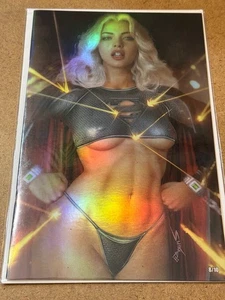 Power Hour Villains #3 Shikarii Dark Steel Variant Cover LTD NM FOIL 8/10 - Picture 1 of 1