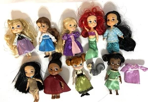 Disney Princess Store Animators Collection Mini 5" Muñeca Set 9 Muñecas. - Imagen 1 de 6