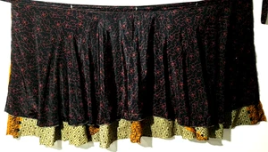 XL Vintage Sari Magic Wrap Skirts Multicolor Bohemian Hippie Skirt - Picture 1 of 6