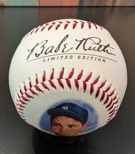 BABE RUTH EDICIÓN LIMITADA RETRATO FOTOBALL RECUERDO BÉISBOL (b) - Imagen 1 de 5