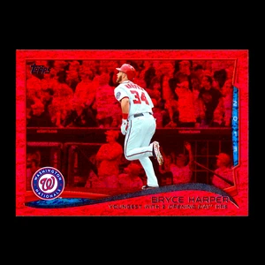 2014 Topps Bryce Harper Red Hot Foil #390 Nationals Philadelphia Phillies SP - Picture 1 of 1