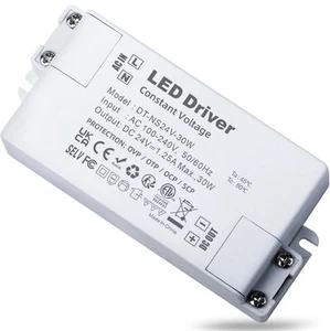 REYLAX LED Driver 24V 30W 1.25A Transformer 240 to 24V DC Power Supply Adapter - Picture 1 of 8