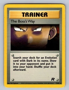 The Boss's Way - 73/82 Uncommon Team Rocket - MP Pokemon TCG - Picture 1 of 2