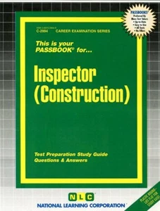 🔥🔥NEW Inspector (Construction) Test Practice Passbook Upcoming Civil Exam - Foto 1 di 1