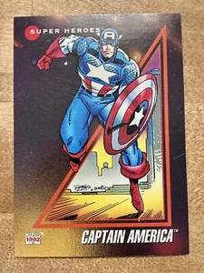 1992 Impel Marvel Super Heroes Series 3 - Captain America #37 Trading Card - Picture 1 of 10