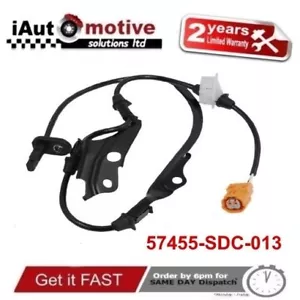 Front Left ABS Sensor Honda Accord Speed Sensor 2003 -08 57455-SDC-013 - Picture 1 of 15