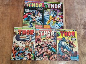 Mighty Thor #219 220 221 222 224 Marvel Comic Book Lot VF- Kragonn First App - Picture 1 of 9