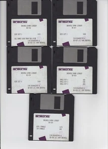 ENSONIQ SL-1 SERIES EPS / EPS16+ / ASR 10/88 (5) DISK SET - Bild 1 von 1